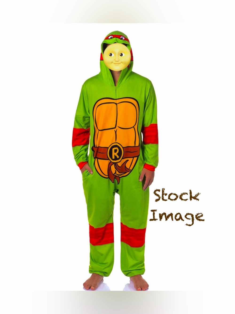 Teenage Mutant Ninja Turtles Raphael Pjammy Costume Adult XXS/XS